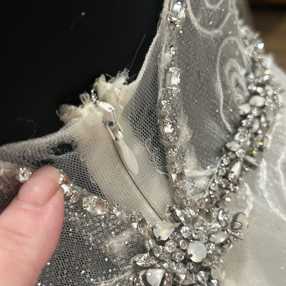 Amalia Carerra Bridal Gown Size 14 - Picture 12 of 16